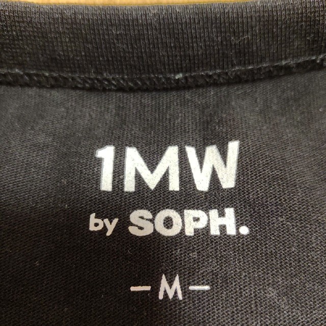 SOPH(ソフ)のGU × 1MW by SOPH ビッグT　黒　Mサイズ Tシャツ　ソフ メンズのトップス(Tシャツ/カットソー(半袖/袖なし))の商品写真