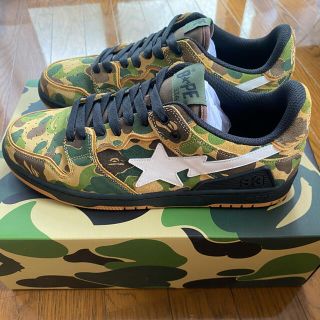 BAPE® SK8 STA ABC CAMO GREEN