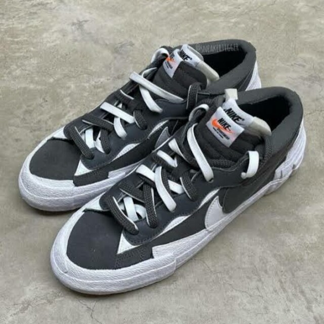 NIKE blazer low sacai IRON GREY 24cm