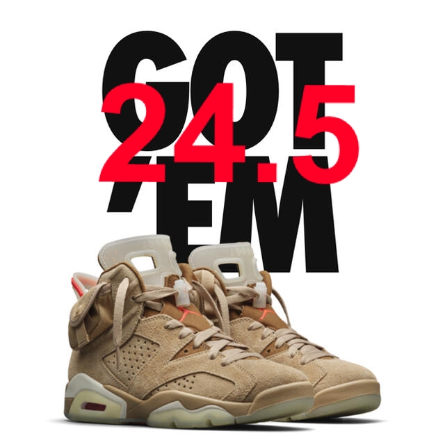 NIKE(ナイキ)のAIR JORDAN 6 Travis Scott NIKE メンズの靴/シューズ(スニーカー)の商品写真