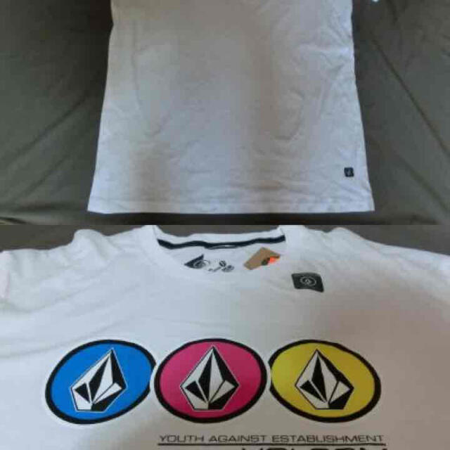 volcom(ボルコム)のOrganicCotton100%ボルコム カラフルロゴプリントT US XL メンズのトップス(Tシャツ/カットソー(半袖/袖なし))の商品写真