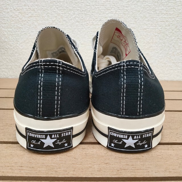 CONVERSE(コンバース)の【新品・未使用】コンバース チャックテイラー 三ツ星ローカット黒27cm メンズの靴/シューズ(スニーカー)の商品写真