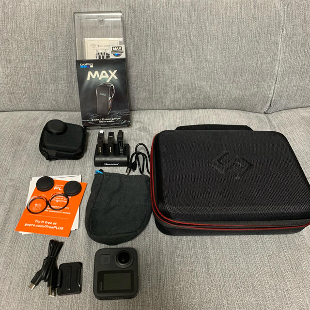 GoPro MAX美品+予備バッテリー2個+ケース