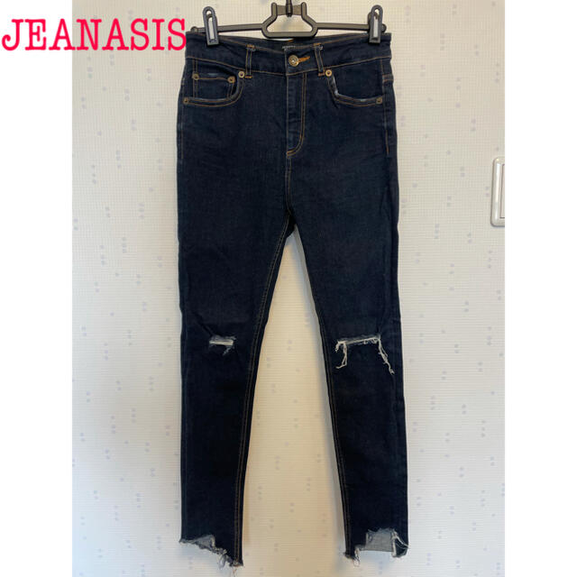 JEANASIS(ジーナシス)の【JEANASIS】スキニー デニム ダメージジーンズ レディースのパンツ(デニム/ジーンズ)の商品写真