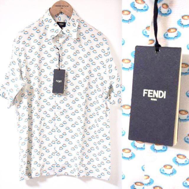 約72000円FENDI 柄シャツ 38