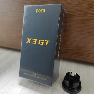 アンドロイド(ANDROID)の【新品未開封】POCO X3 GT 8GB+128GB ブラック(スマートフォン本体)