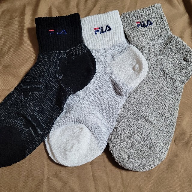 FILA(フィラ)の■新品 FILA フィラ ショート 3P 23～25cm レディースのレッグウェア(ソックス)の商品写真