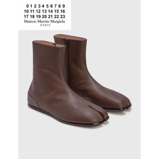 マルタンマルジェラ(Maison Martin Margiela)のMAISON MARGIELA TABI フラット アンクルブーツ(ブーツ)