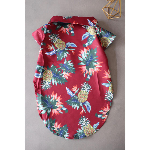 アロハシャツ かりゆしウェア 夏服 犬服 半袖 2xl 赤 可愛い おしゃれ 夏の通販 By K S Shop ラクマ