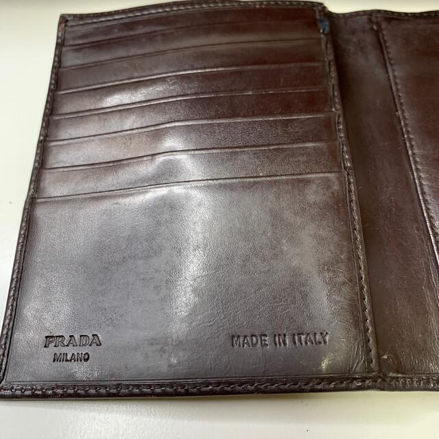 PRADA(プラダ)のPRADA プラダ折り財布　中古　本物 メンズのファッション小物(折り財布)の商品写真