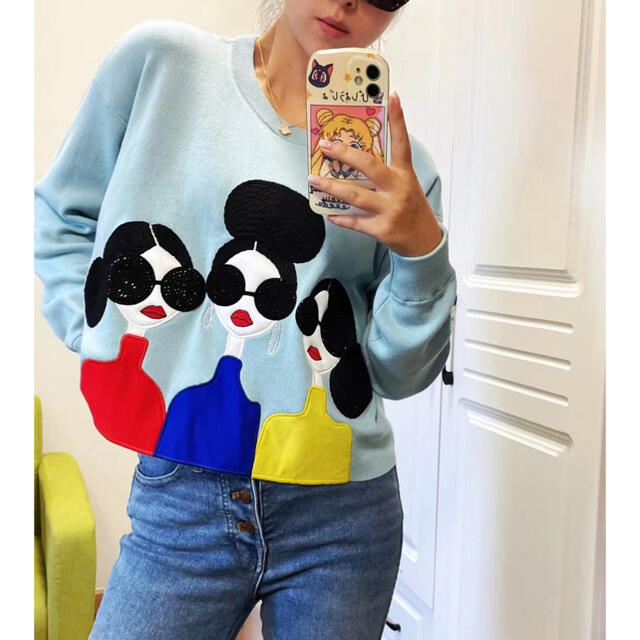 ❤️ ★Alice olive2021新作新品 ブルー スウェット綺麗オシャレ