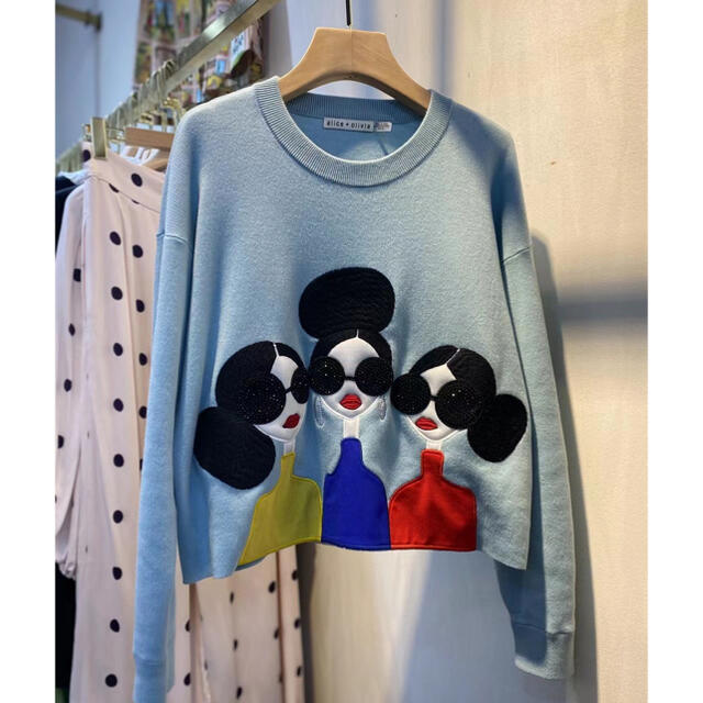 ❤️ ★Alice olive2021新作新品 ブルー スウェット綺麗オシャレ
