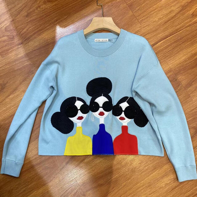 ❤️ ★Alice olive2021新作新品 ブルー スウェット綺麗オシャレ