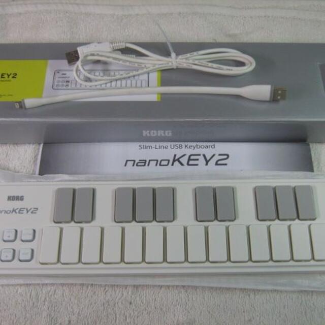 KORG USB MIDIキーボード nanoKEY2 WH　美品