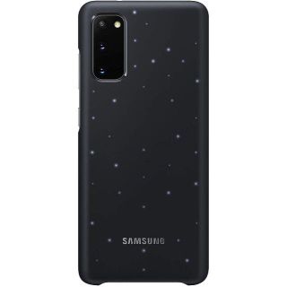 サムスン(SAMSUNG)の◆Galaxy S20 LED COVER/黒 バックカバー 純正品(Androidケース)