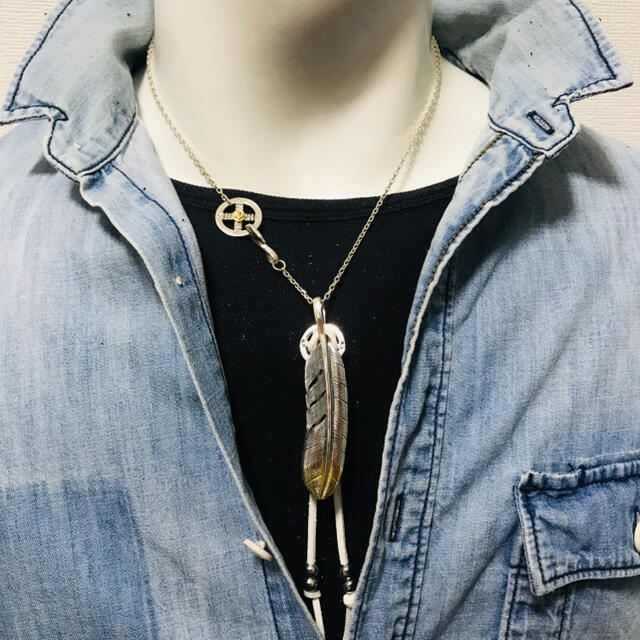 goro's - 新品 silver 先金フェザー ネックレス / ゴローズ 好き goro's - 新品 silver 先金フェザー ネックレス / ゴローズ 好き