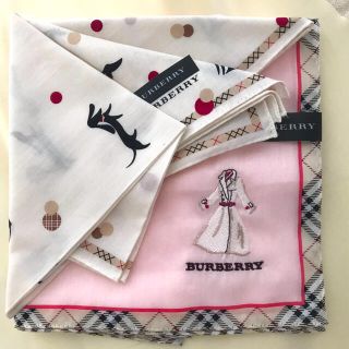 バーバリー(BURBERRY)のBurberry ハンカチ2枚セット(ハンカチ)