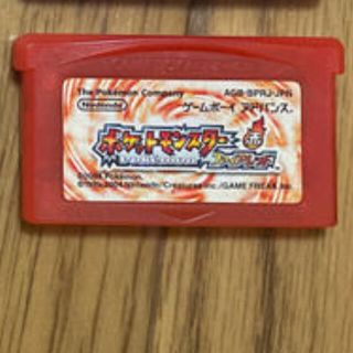 ファイアレッド　動作確認済み(携帯用ゲームソフト)