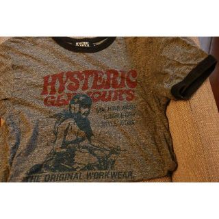 ヒステリックグラマー(HYSTERIC GLAMOUR)のヒステリックグラマー▼ガールTシャツ♪濃灰☆Sサイズ★美品(Tシャツ/カットソー(半袖/袖なし))