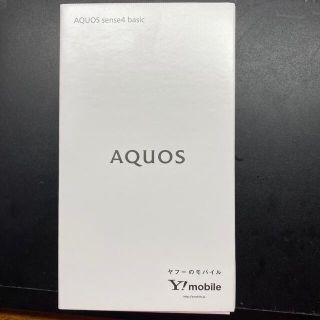 アクオス(AQUOS)の【新品】AQUOS sense4 basic(Black)(スマートフォン本体)