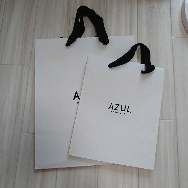 AZUL by moussy(アズールバイマウジー)のAZUL by moussy ショップ袋《大、小》 レディースのバッグ(ショップ袋)の商品写真