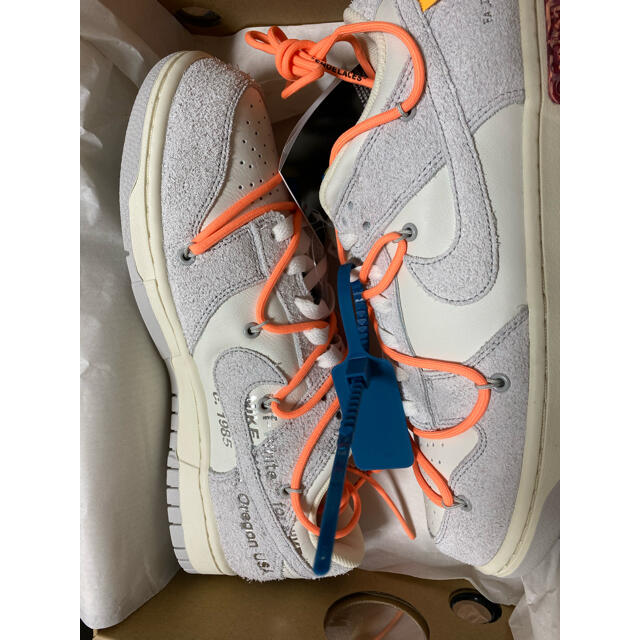 豊富な100%新品 OFF-WHITE - NIKE off-white dunk low lot 19 の通販