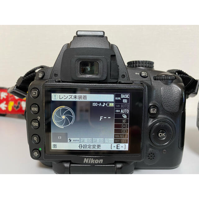 Nikon(ニコン)のNikon D5000 Wズームキット　ディズニーカメラケースおまけ付 スマホ/家電/カメラのカメラ(デジタル一眼)の商品写真