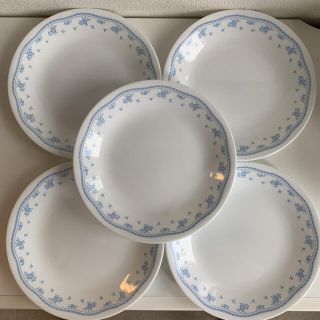 CORELLE - ☆CORELLE コレール モーニングブルーシリーズ 平皿 5枚 ...