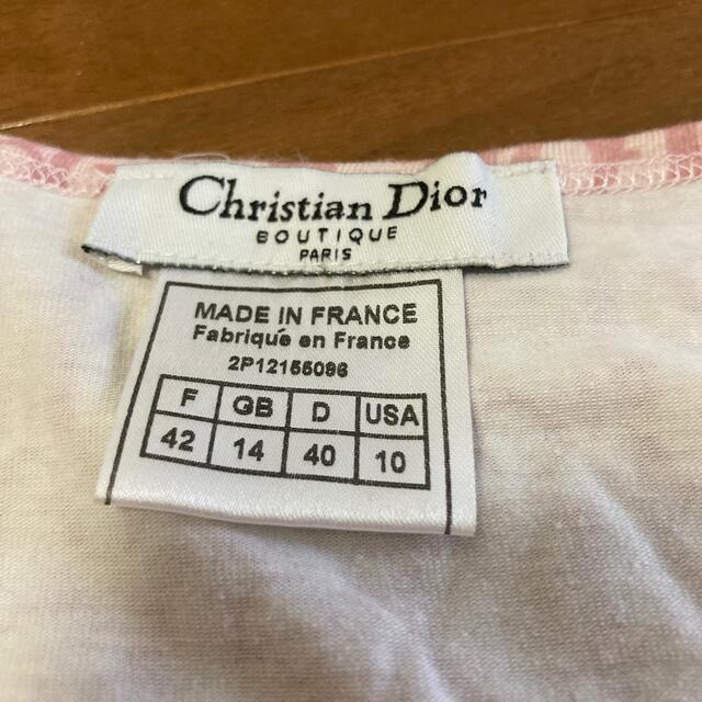 Christian Dior(クリスチャンディオール)の希少★クリスチャン　ディオール  トロッター柄　Tシャツ レディースのトップス(Tシャツ(半袖/袖なし))の商品写真