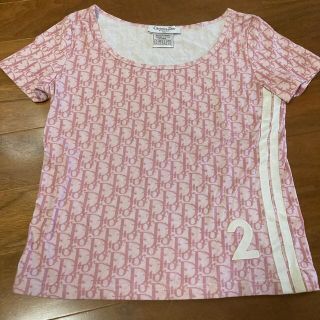 美品✨クリスチャンディオール Tシャツ カットソー トロッター柄 ピンク