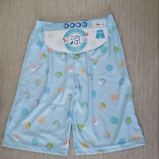 【新品・未使用】涼感素材　りらっくすパンツ　インコ柄(ルームウェア)