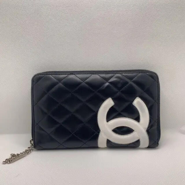 CHANEL(シャネル)のシャネル★カンボンライン･ラウンドファスナー長財布  レディースのファッション小物(財布)の商品写真