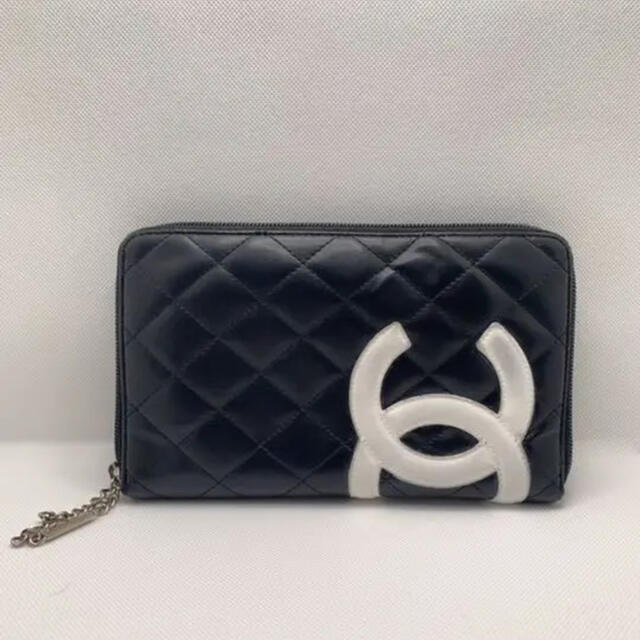 CHANEL カンボンライン　ラウンドファスナー　チェーン