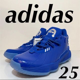 アディダス(adidas)の25ｃｍ　アディダス　スニーカー　バスケットボール　シューズ　青　N2447(バスケットボール)