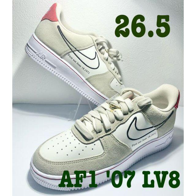 ナイキ NIKE エアフォース 1 07 LV8 スニーカー ベージュ