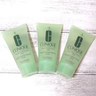 クリニーク(CLINIQUE)の新品/CLINIQUE/リキッド フェーシャルソープ マイルド 30ml×3(洗顔料)