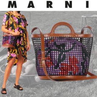 マルニ(Marni)の新品未使用 大人気完売 MARNI ネットカゴバッグ (トートバッグ)