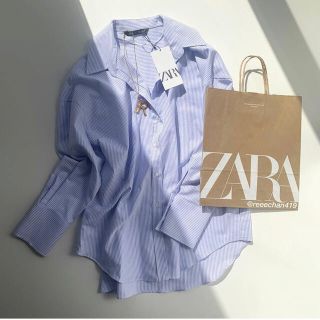 ザラ(ZARA)のZARA ストライプシャツ(シャツ)