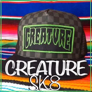 フリップ(Flip)のCREATUREクリーチャーUS限定SBスケートボードワッペントラッカーキャップ(スケートボード)