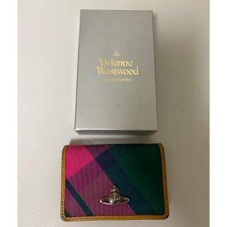 ヴィヴィアンウエストウッド(Vivienne Westwood)のヴィヴィアンウエストウッドvivienne west wood 名刺入れチェック(名刺入れ/定期入れ)