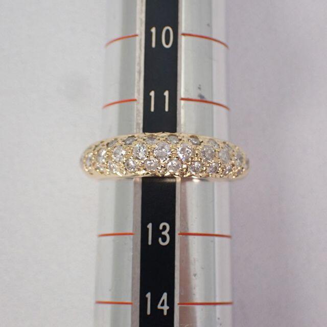 K18YG ダイヤモンド リング 11.5号[g519-15］ レディースのアクセサリー(リング(指輪))の商品写真