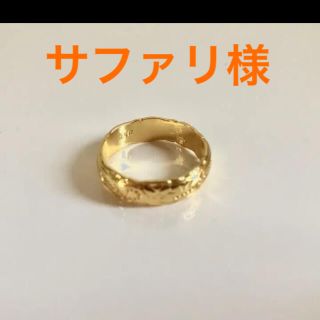 訳あり大特価‼️14K コーティング イエローゴールド　リング　約18号(リング(指輪))