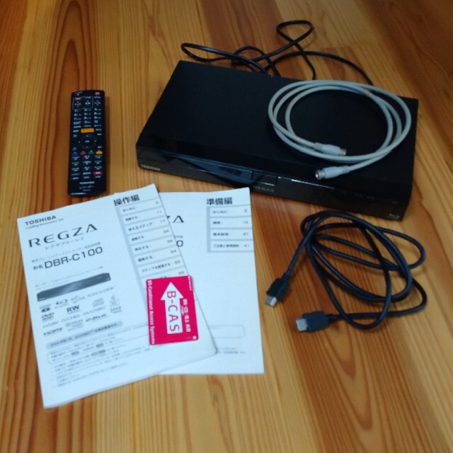 東芝REGZA レグザブルーレイ DBR-C100 一台送料無料！ スマホ/家電/カメラのテレビ/映像機器(ブルーレイレコーダー)の商品写真