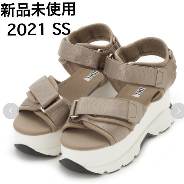 最前線の SNIDEL×emmi スニーカーソールサンダル モカ 24.5cm asakusa
