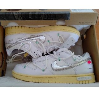 オフホワイト(OFF-WHITE)のNIKE /  OFF-WHITE    DUNK LOW   01/50(スニーカー)