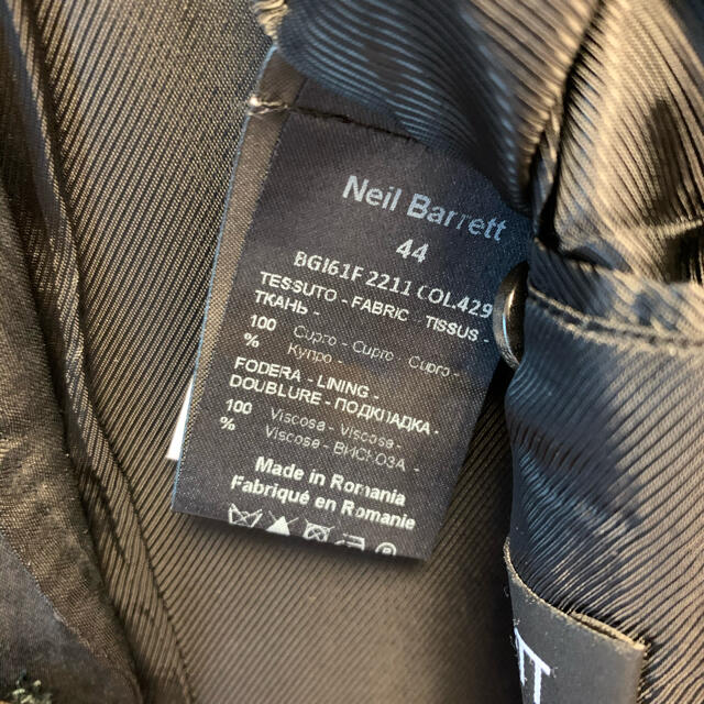 再入荷定番 NEIL BARRETT 国内正規 18SS ニールバレット キュプラ テーラードジャケットの通販 by adgjm's  shop｜ニールバレットならラクマ