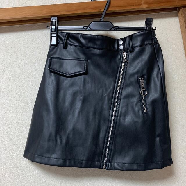 レザースカート レディースのスカート(ミニスカート)の商品写真