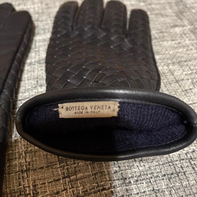 Bottega Veneta(ボッテガヴェネタ)のボッテガヴェネタ　グローブ　ネイビーカラー メンズのファッション小物(手袋)の商品写真