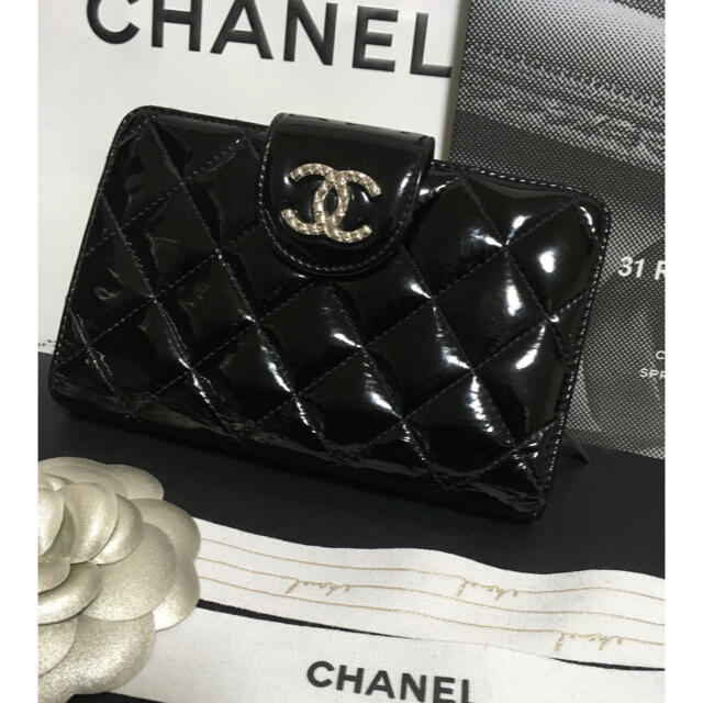 CHANEL(シャネル)のnono様専用♡美品★  シャネル ブリリアント折り財布 ラウンドジップ 正規品 レディースのファッション小物(財布)の商品写真