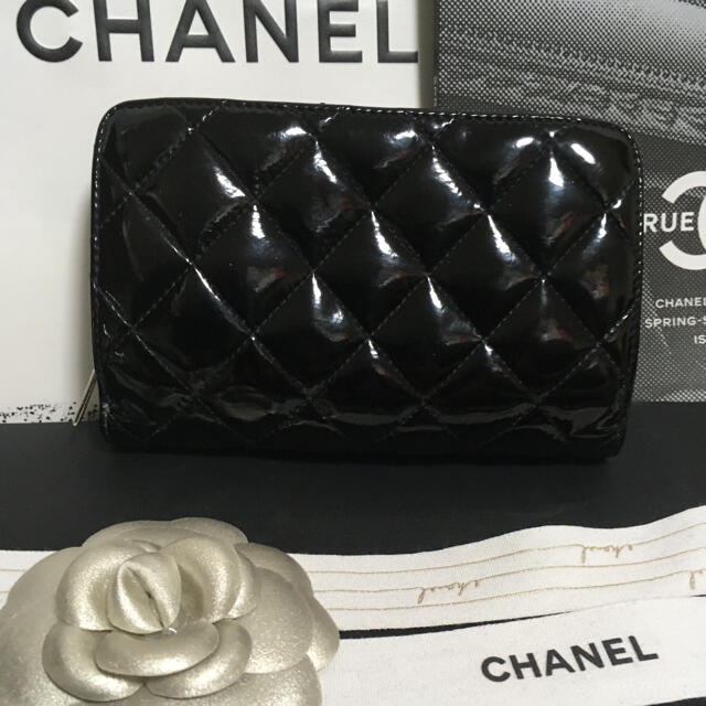 CHANEL(シャネル)のnono様専用♡美品★  シャネル ブリリアント折り財布 ラウンドジップ 正規品 レディースのファッション小物(財布)の商品写真